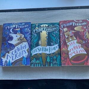 Philip Pullman Northern Lights Complete Trilogy Young Adult Fantasy Book Novel
